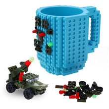 DIY Build-on Brick Lego Style Coffee Mugs